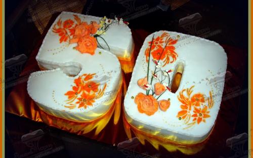 Торт на юбилей 50 лет, Элит Торт, торты на заказ, Симферополь