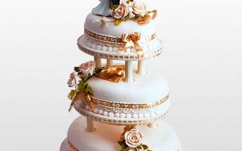 Свадебный торт на заказ, Онтроме, кафе-кондитерская, Санкт-Петербург
