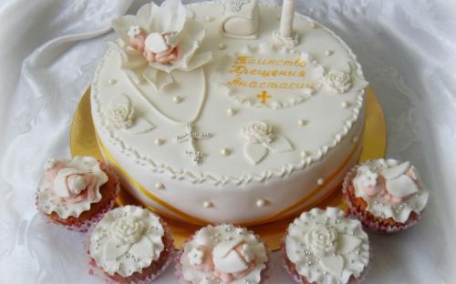 Детский торт на крещение, Торты на заказ от Анны, Симферополь