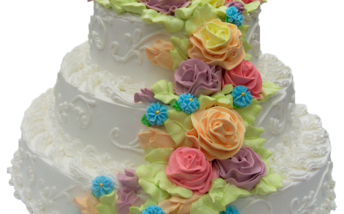 Торт "Дорожка из роз", кондитерская Лайтком, торты на заказ Москва