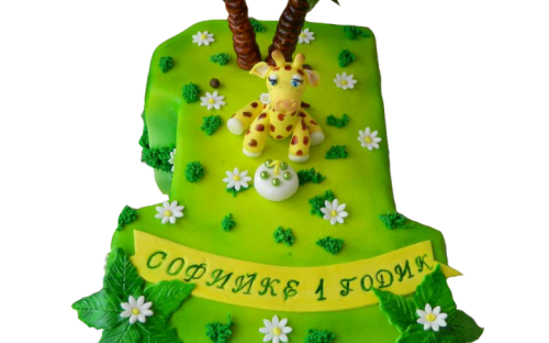 Торт "Жирафик", кондитерская Лайтком, торты на заказ Москва