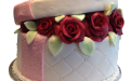 Торт "Цветы в корзине", кондитерская Лайтком, торты на заказ Москва