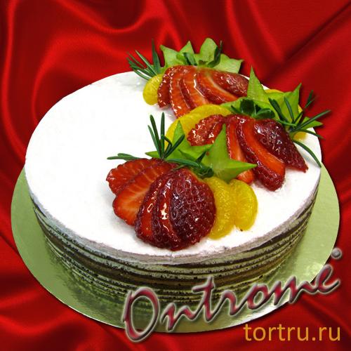 Торт "Онтроме Клубника", Онтроме, кафе-кондитерская, Санкт-Петербург