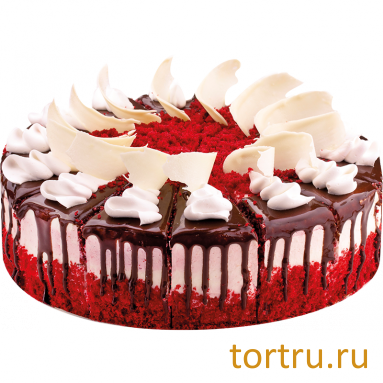 Торт сегментированный "Красный бисквит", кондитерская фабрика Метрополис