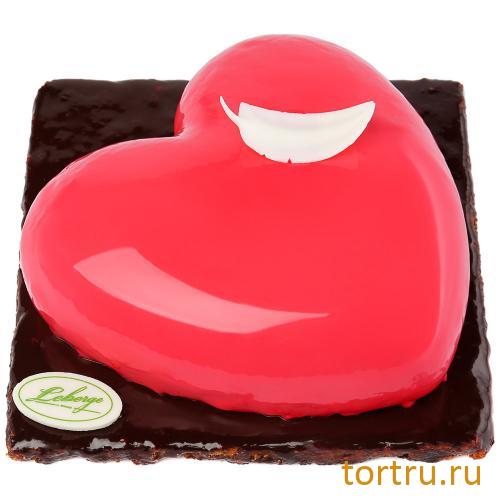 Торт "Малиновый (Сердце красное)", Леберже, Leberge, кондитерская