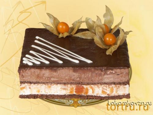 Торт "Шоколадно-апельчиновый", кондитерский цех Лакомка, Рязань