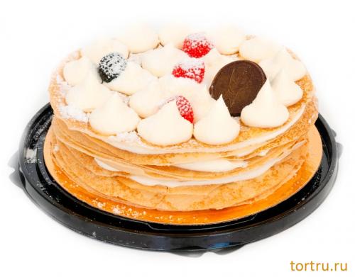 Торт "Блинный с малиной", Московский Пекарь