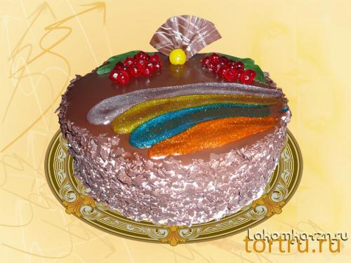 Торт "Радуга", кондитерский цех Лакомка, Рязань