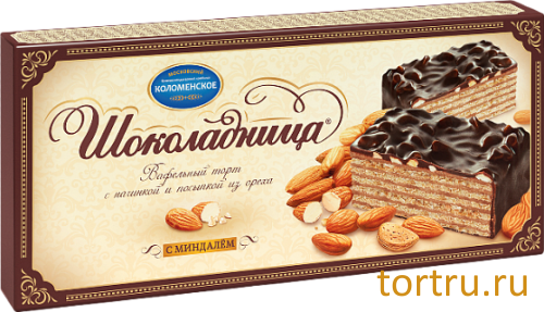 Торт вафельный "Шоколадница с миндалем", Коломенское