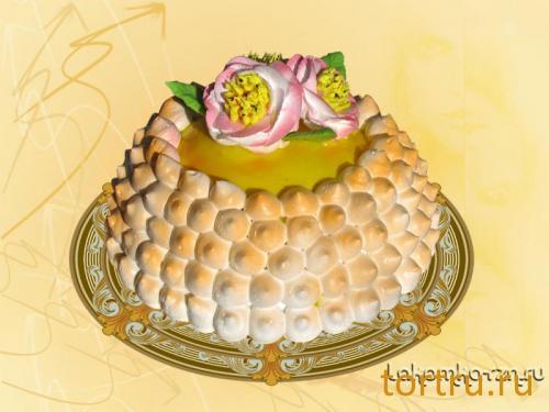Торт "Французский бархат (цитрусовый)", кондитерский цех Лакомка, Рязань