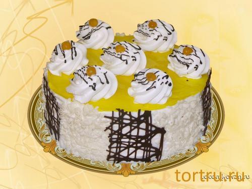 Торт "Лимонный", кондитерский цех Лакомка, Рязань