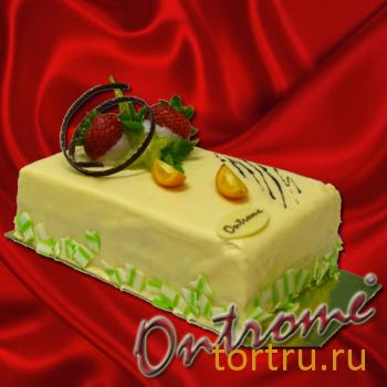 Торт "Двойной фруктовый", Онтроме, кафе-кондитерская, Санкт-Петербург