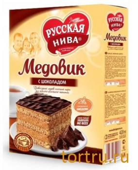Торт "Медовик" с шоколадом, Русская Нива