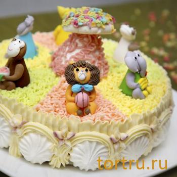 Торт "Детский "Карусель", комбинат Добрынинский, Москва