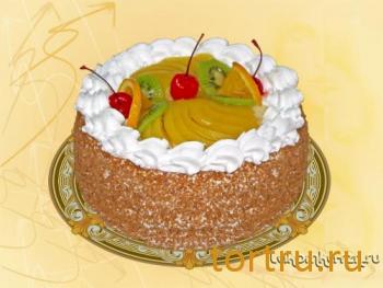 Торт "Персиковый", кондитерский цех Лакомка, Рязань
