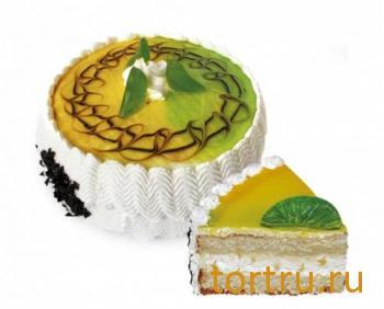 Торт "Сырно-творожный с лимоном", Хлебозавод Восход Новосибирск