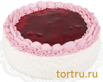 Торт "Йогурт с клубникой", кондитерская фирма Зодиак, Москва