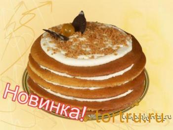 Торт "Сметанник", кондитерский цех Лакомка, Рязань