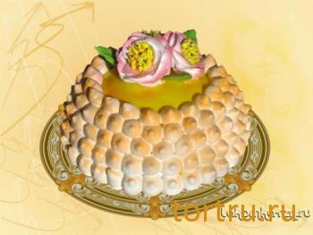 Торт "Французский бархат (цитрусовый)", кондитерский цех Лакомка, Рязань