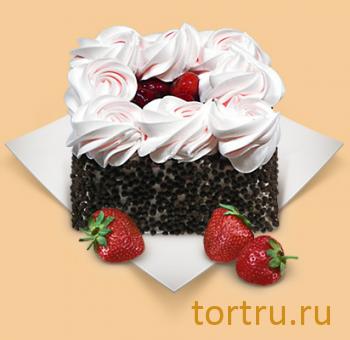 Торт "Клубника со сливками", Шереметьевские торты, Москва