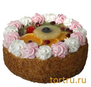 Торт "Фруктовый десерт", ТВА, кондитерская фабрика, Москва