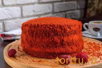 Торт "Красный бархат", кондитерская Ваниль