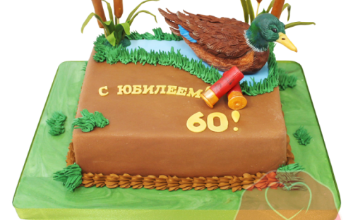 Торт охотнику с уткой на заказ, Кондитерская фабрика Любава