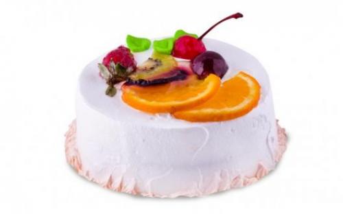 Торт на заказ "Йогуртовый" С фруктами, Хлебокомбинат Кольчугинский