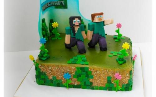 Торт Minecraft Майнкрафт, Торты на заказ от Галины, Симферополь