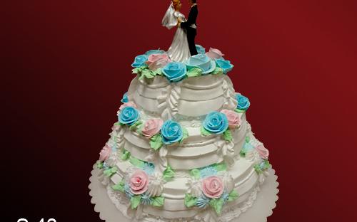 Свадебный торт с фигурками, Elit Cake, торты на заказ, Москва