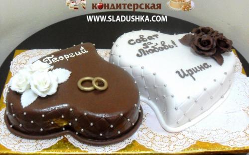 Свадебный торт на заказ кондитерская Сладушка, Тюмень