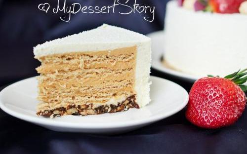 MyDessertStory, торты на заказ, Медовик (2) (Мед-красные апельсины-ваниль)