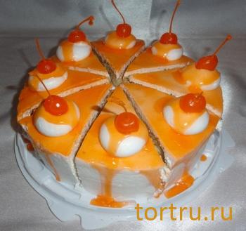 Торт "Апельсиновый", кофейня-кондитерская Эксклюзив, Орехово-Зуево