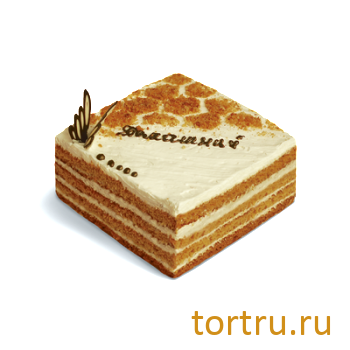 Торт "Cметанный медовик", кондитерская фабрика Сластёна, Чебоксары